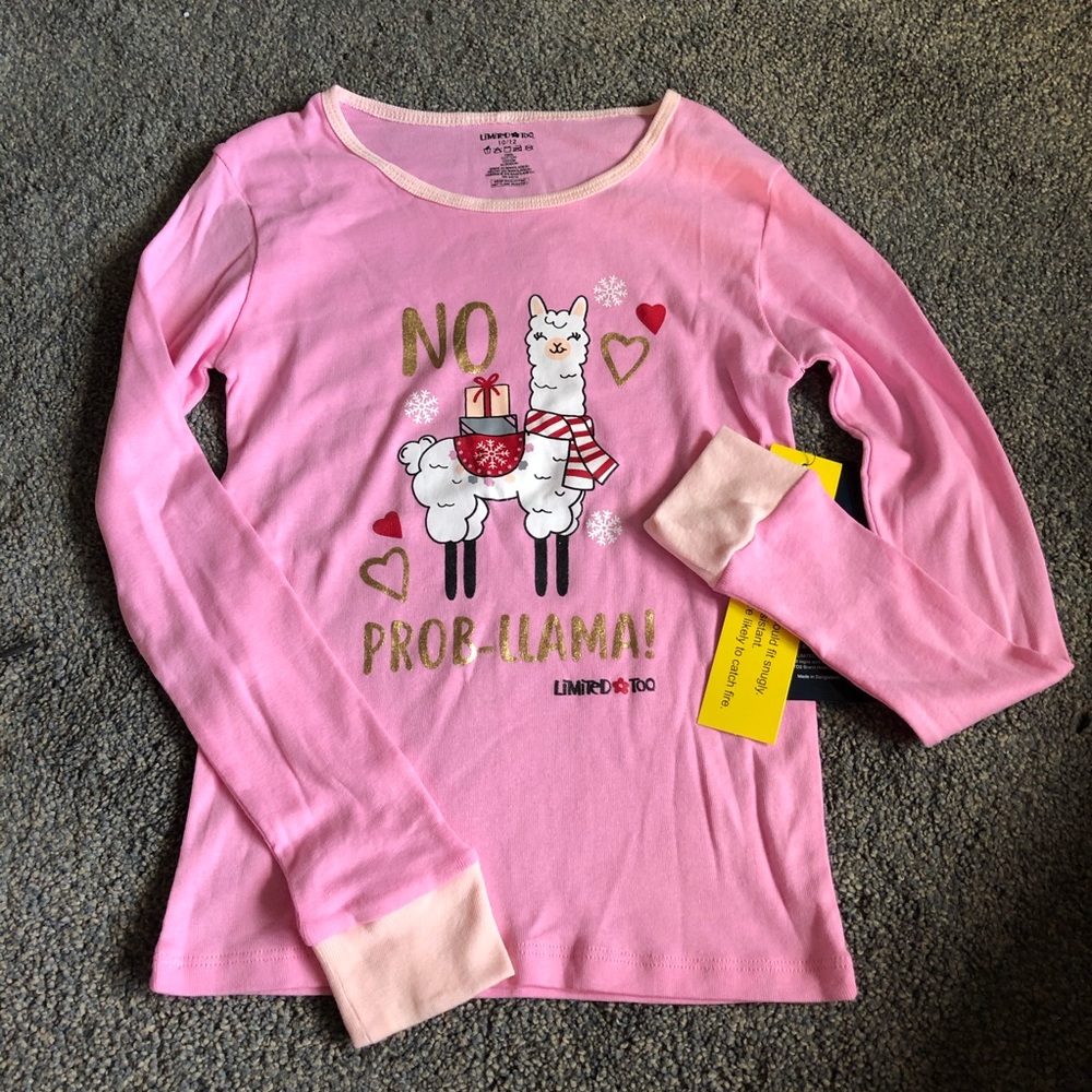 Limited🌸Too Girls Long Sleeve Pajama Top